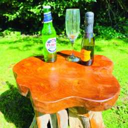 Driftwood Mini Drinks Table 45cm High - thumbnail 4