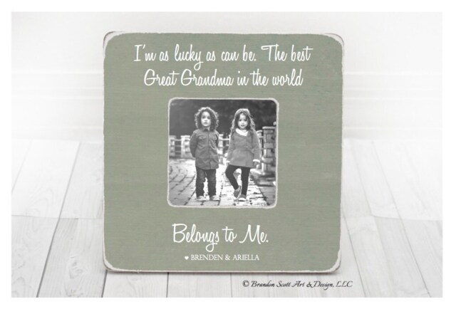 Great Grandma Frame Nana Personalized Picture New Baby Gift Grandparent - image 1