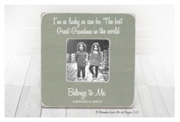 Great Grandma Frame Nana Personalized Picture New Baby Gift Grandparent - thumbnail 1