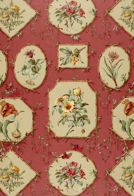 Greenbrier Botanical in Coral & Natural - Pillow Cover - image 1