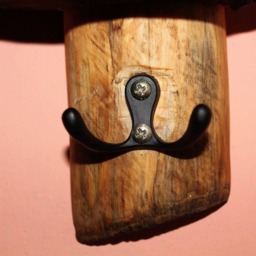 Natural Tree Fungus Rack, Mushroom Towel Key Holder, Dried Hook, Wall Hanging Home Decor - thumbnail 2