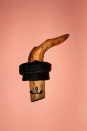 Natural Tree Fungus Rack, Mushroom Towel Key Holder, Dried Hook, Wall Hanging Home Decor - thumbnail 1
