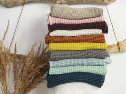 Waffle Linen Towel Set in Various Colors. Soft Hand Bath Towels. Luxorious Waffle Absorbent High Quality