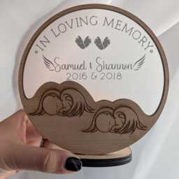 Personalised Baby Loss Memory Tea Light Holder - Gift in Loving Memorial Candle Loved One Candle Condolence - thumbnail 3