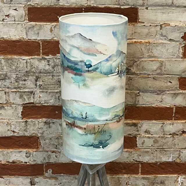 Extra Tall Handmade Lampshade Russet Shores, Suitable For Table Lamp, Floor Lamp - image 1