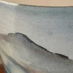 Extra Tall Handmade Lampshade Russet Shores, Suitable For Table Lamp, Floor Lamp - thumbnail 3