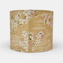 Japanese Sakura/????????? ??? Cherry Blossom Flower Lampshade. Pink Beige Blue Purple Black , Lamp Or Ceiling Fitting, Made To Order - thumbnail 4