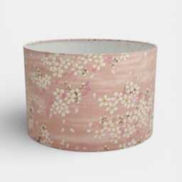 Japanese Sakura/????????? ??? Cherry Blossom Flower Lampshade. Pink Beige Blue Purple Black , Lamp Or Ceiling Fitting, Made To Order - thumbnail 2