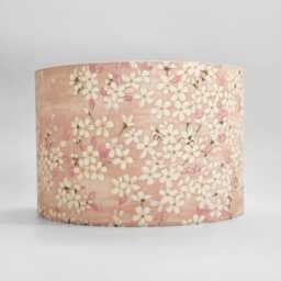 Japanese Sakura/????????? ??? Cherry Blossom Flower Lampshade. Pink Beige Blue Purple Black , Lamp Or Ceiling Fitting, Made To Order - thumbnail 4