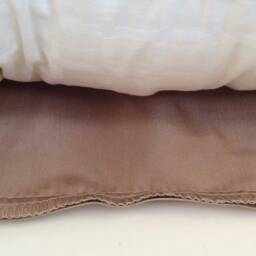 Tan/Beige Decorative Throw Pillow Covers, Cushion Pillowcase, Accent Boho Pillow, Satin Blend Toss Curated Boutique Pillows - thumbnail 2