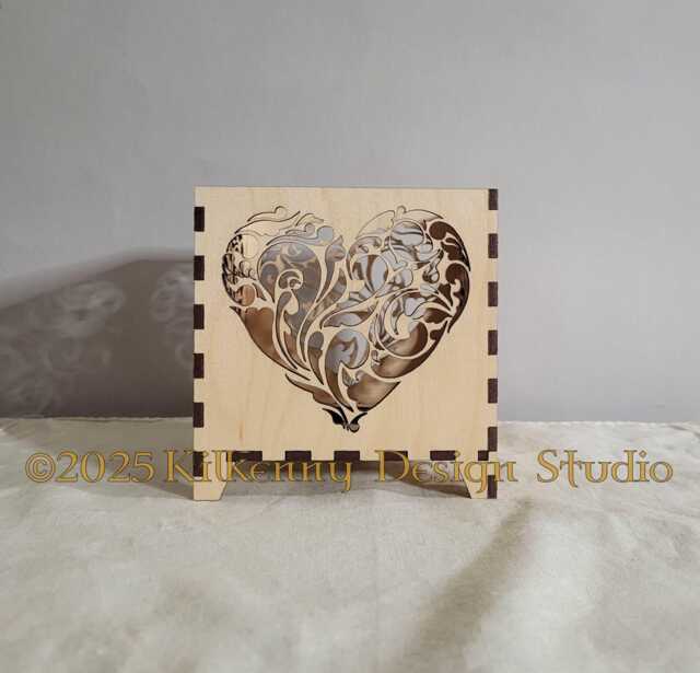 Heart Candle Holder Wood Lantern Centerpiece For Table, Romantic Gift Girlfriend, 5Th Anniversary, Wedding Candle, Mom Birthday - image 1