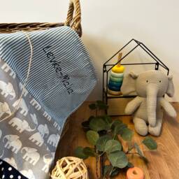 Personalized Baby Blanket Baby Blanket, Puck Carriage - thumbnail 3
