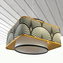 Double Art Deco Lampshade - thumbnail 2
