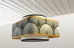 Double Art Deco Lampshade