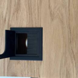 Wood Desk With Drawers, Small Office Solid Oak Modern Desk, Writing Work Table - thumbnail 4