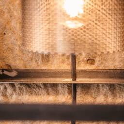 Hexagonal Steel Lamp/Raw Finished Iron Industrial Style Light Recycled Wood Shelf Wall - thumbnail 4