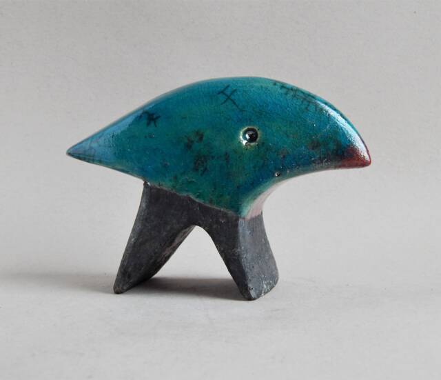 "Ceramic Sculpture ""Blue Raven" - image 1