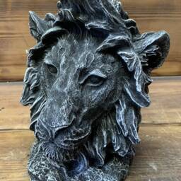 stone Garden Detailed Lion Head Highlighted Gift Ornament - thumbnail 2