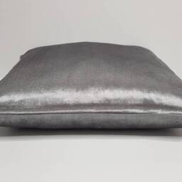 Silver Velvet Throw Pillow Cover, Couch Bright Cushion Cases, Bed Lumbar Pillowcase - thumbnail 4