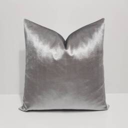 Silver Velvet Throw Pillow Cover, Couch Bright Cushion Cases, Bed Lumbar Pillowcase