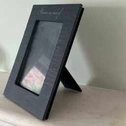 "6x4 Engraved Slate Photo Frame - Nana Gift ""Nanas Are The Real Superheroes" - thumbnail 4