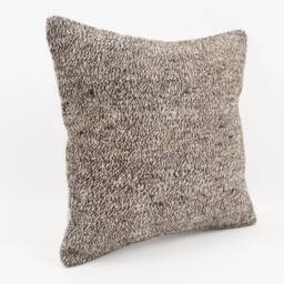 Handwoven Turkish Kilim Pillow Cover 18x18 Boho Home Decor - thumbnail 3