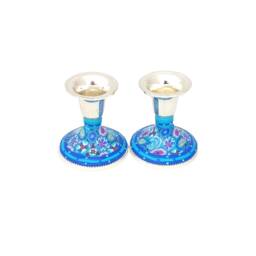 Mini Candle Holders, Candlesticks Table Decoration, Housewarming Gift, Religious Gifts, Bat Mitzvah Israel Art, Judaica Art - thumbnail 4