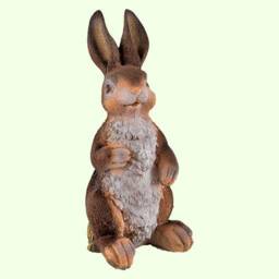 Easter Bunny Rabbit Pet Memorial Statue Large Garden Sculpture Animal Figurine Outdoor Lawn Lapin Hare Wildlife Decoration Keepsake Gift - thumbnail 1