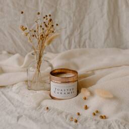 Toasted Caramel Handmade, Soy Wax, Eco Friendly & Vegan Candle - thumbnail 2