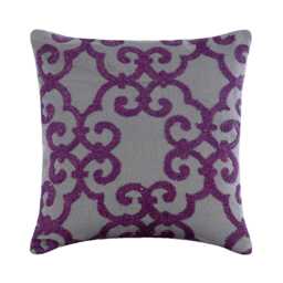 "Decorative Gray Pillow Cover For Bed 24""x24""/26""x26"