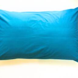 Blue Pillowcase Or Pillow Cover, Large Memory Foam, Standard, Plain Solid Colour - thumbnail 2