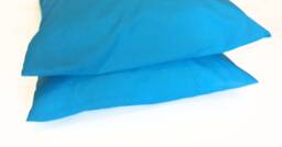 Blue Pillowcase Or Pillow Cover, Large Memory Foam, Standard, Plain Solid Colour