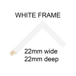 Instax Mini Photo Frame - White Wooden Collage, Holds 20 Photos - thumbnail 3