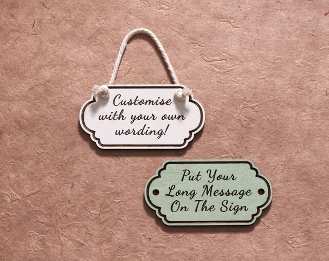 Personalised Wooden Cloud Sign - Custom Name Plaque For Door/Wall Decoration, Bedrooms & Kitchens - image 1