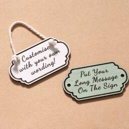 Personalised Wooden Cloud Sign - Custom Name Plaque For Door/Wall Decoration, Bedrooms & Kitchens - thumbnail 2