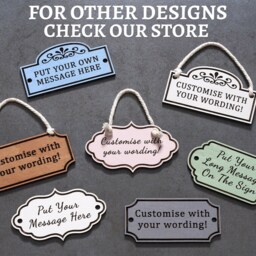 Personalised Wooden Cloud Sign - Custom Name Plaque For Door/Wall Decoration, Bedrooms & Kitchens - thumbnail 4