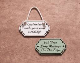 Personalised Wooden Cloud Sign - Custom Name Plaque For Door/Wall Decoration, Bedrooms & Kitchens - thumbnail 1