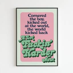 Can't Stand Me Now - Lyrics Music A3 A4 A5 Wall Art Print Gift - thumbnail 2