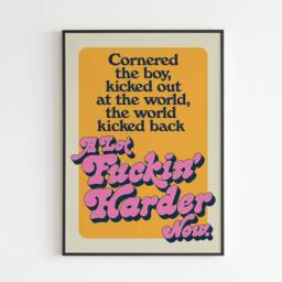 Can't Stand Me Now - Lyrics Music A3 A4 A5 Wall Art Print Gift - thumbnail 3