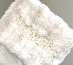 Christmas Sale Free Monogrammingshimmery Gold Sequin Christmas Stocking With Personalization/Free Shipping - thumbnail 3