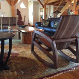 Cascade Rocking Chair in Walnut & White Oak - thumbnail 3