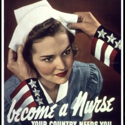 "Reprint Of A Ww2 Us Nursing Recruiting Poster - ""Become Nurse" - thumbnail 3