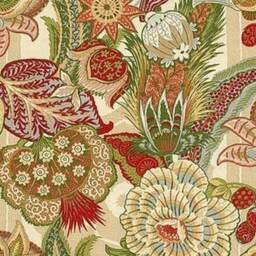 Schumacher Zanzibar Melon Linen Print Pillow Cover - thumbnail 2