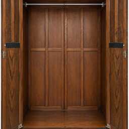 Old Charm Solid Oak Vintage Wardrobe Painted Options - thumbnail 2