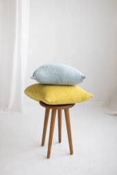 Set Of 2 Waffle Pillow Covers, Linen Shams, Throw Pillows, Textured Pillows, Decorative Pillows - thumbnail 1