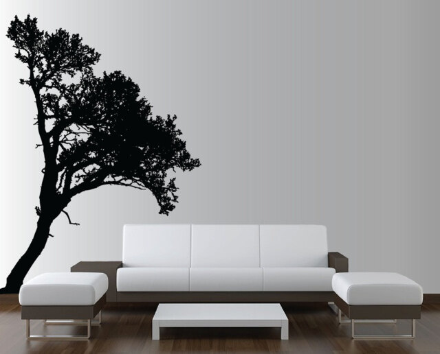 Large Wall Tree Decal Forest Deco Vinyl Sticker Highly Detailed Removable Nursery 1118 - 84 - image 1