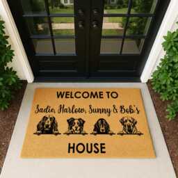 Dog Gift For Owner Doormat - Funny Door Mat Welcome Unique Lover Cute - thumbnail 1