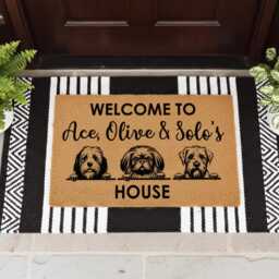 Dog Gift For Owner Doormat - Funny Door Mat Welcome Unique Lover Cute - thumbnail 4