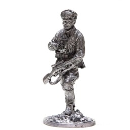Tin Figure 54mm Sniper Vasily Zaicev 1942 Ussr Ww Ii 132 Scale - thumbnail 4