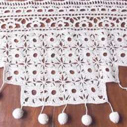 Crochet Brise - French Handcrafted Curtain Rod - Sylvette Raisonnier Creation Custom Mosaics - thumbnail 2